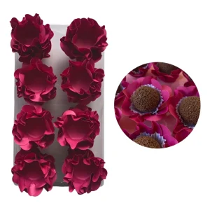 80 Forminhas Doces Finos Flor Luxo para Casamento e Aniversário