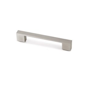 PUXADOR DE ALUMINIO ESCOVADO 96MM C/2 PARAFUSOS