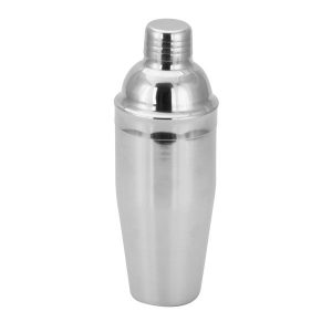 COQUETELEIRA DE ACO INOX 750M COM TAMPA E PENEIRA