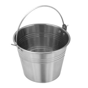BALDE P/ GELO COM ALCA EM INOX 5 LITROS