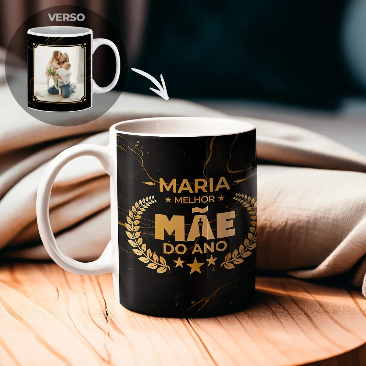 Caneca "Óscar: melhor mãe do ano" - Image 2