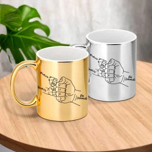 Caneca cromada "Pacto de União"