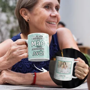 Caneca "Grande Mãe/Pai - Excelente Avó/Avô"