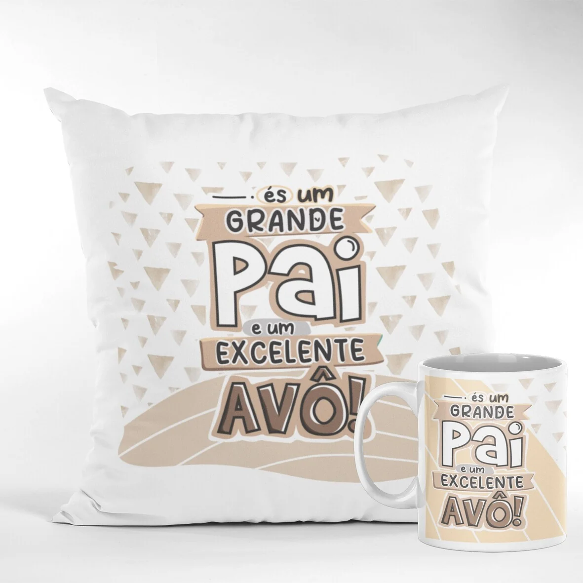 Almofada e/ou Caneca "Grande Mãe/Pai - Excelente Avó/Avô" - Image 3