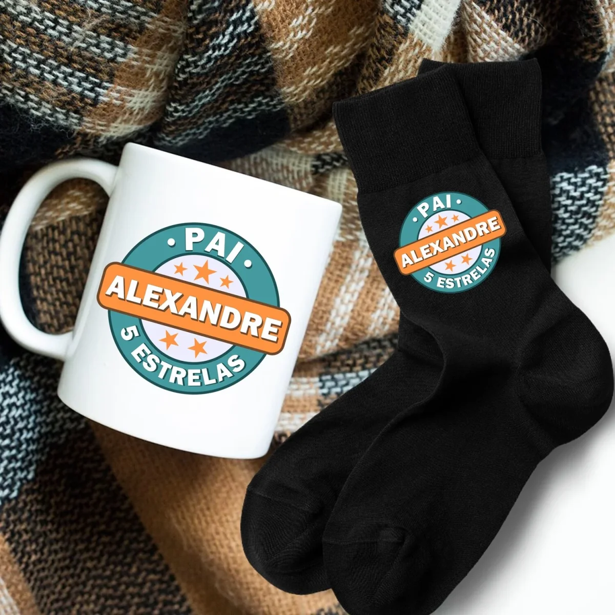 Conjunto caneca + meias "5 Estelas" - Image 2