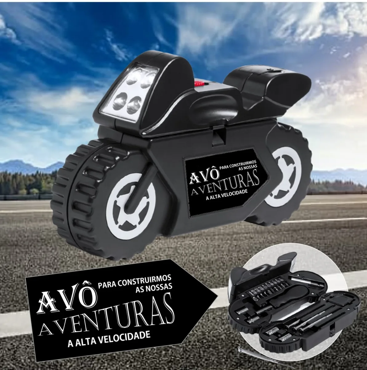 Kit ferramentas "Aventuras a alta velocidade" - Image 2