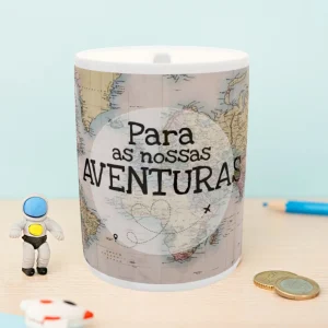Mealheiro de cerâmica "Para as nossas aventuras"
