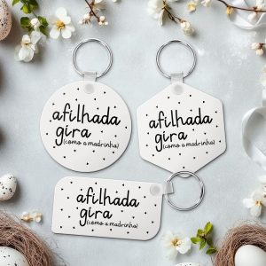 Porta-chaves MDF "Giro(a)"