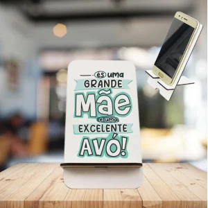 Suporte de telemóvel "Grande Mãe/Pai - Excelente Avó/Avô"