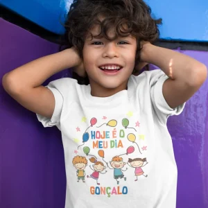 T-shirt e/ou Garrafa "Hoje é o meu dia"