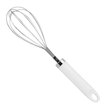 BATEDOR DE OVOS FUE INOX 430 COM CABO ABS LINHA WHITE