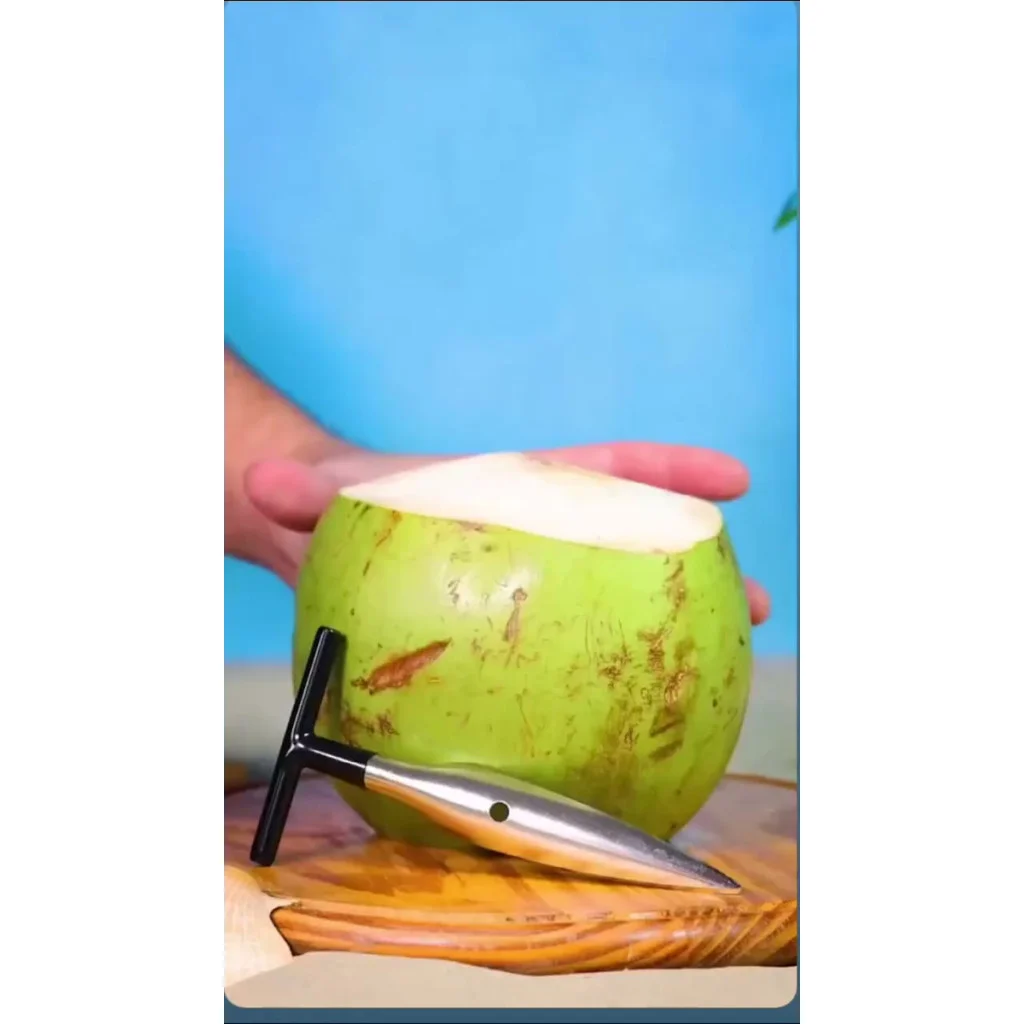 Abridor Profissional de Coco Verde em Aço Inox - Image 3