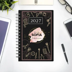 Agenda Diária 2027 de Argolas "Beauty"
