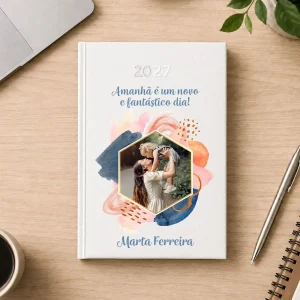 Agenda Diária 2027 Essencial "Aquarela"