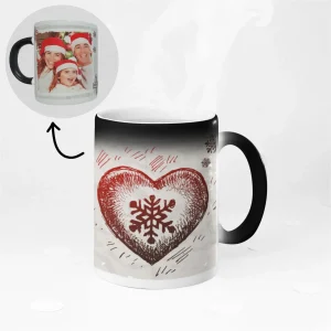 Caneca Mágica "Prenda / Coração de Natal"