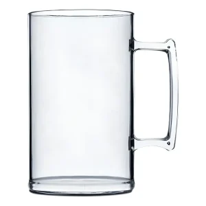 Conjunto com 30 Canecas de Acrílico Transparente 500ml