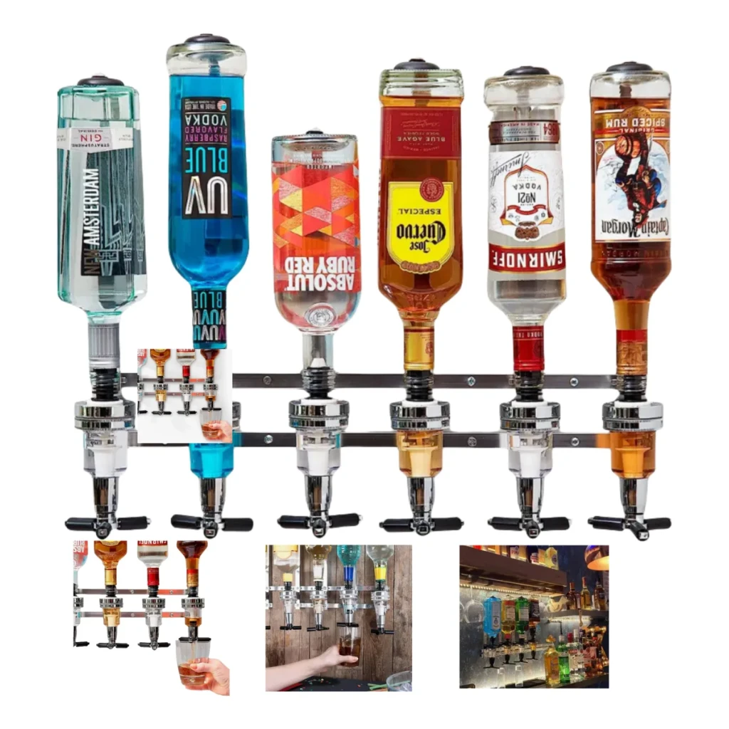 Dispenser de Bebidas de Parede para 6 Garrafas – 45ml - Image 2