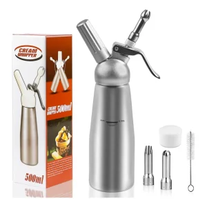 Garrafa Sifão Chantilly Profissional 500ml em Alumínio