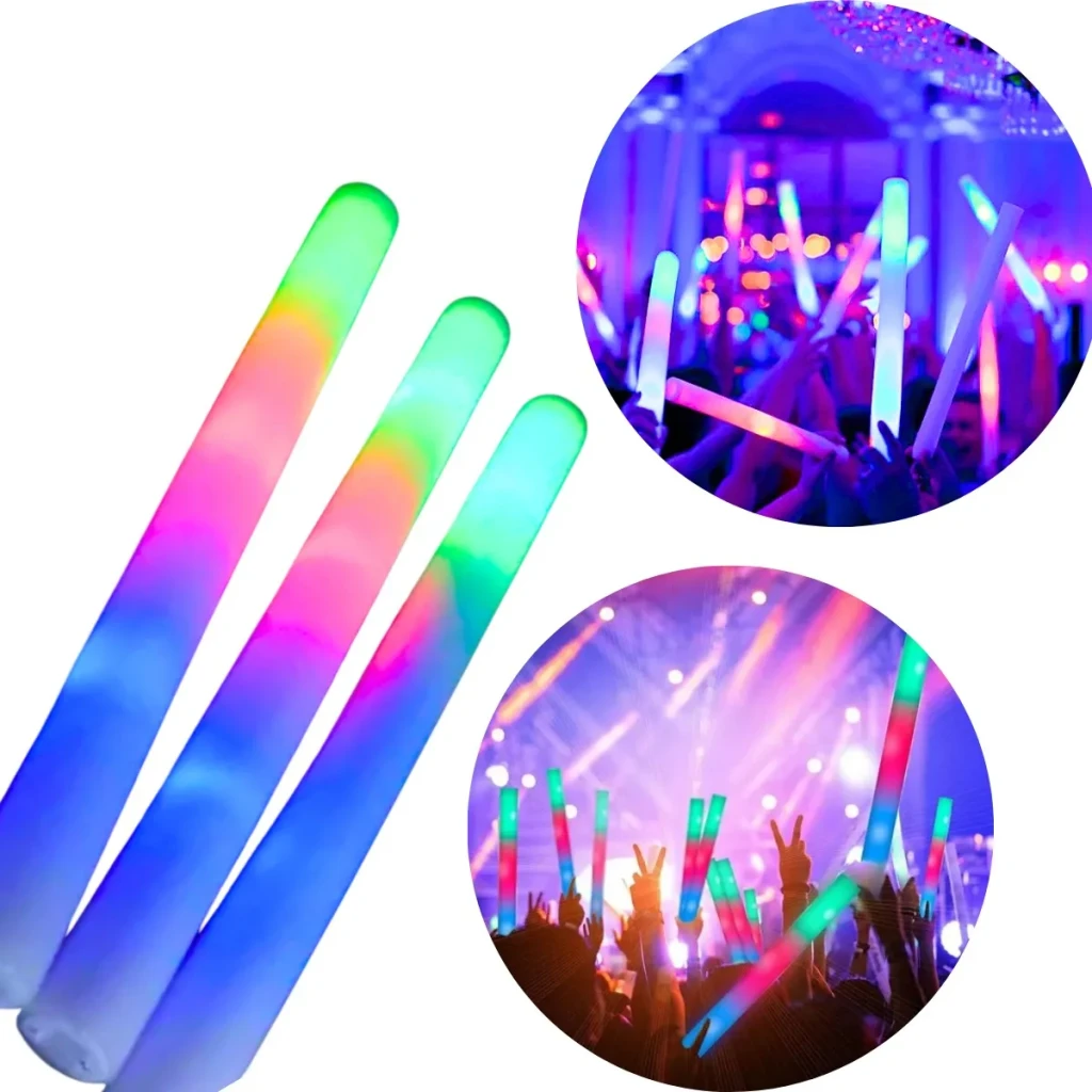Kit com 15 Bastões de LED Espuma para Festas e Casamentos - Image 2