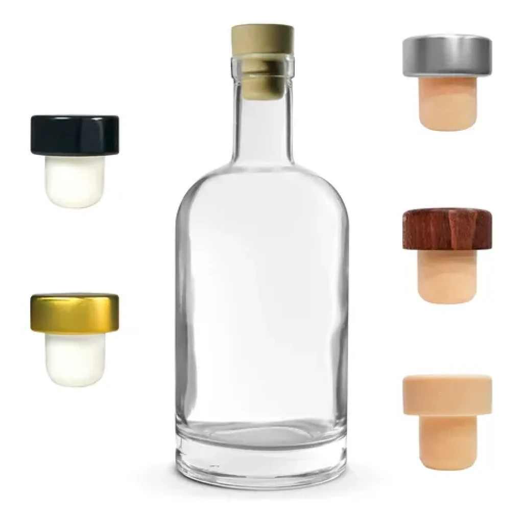Kit com 6 Garrafas de Vidro Kaleido 750ml com Rolha T e Lacre - Image 7