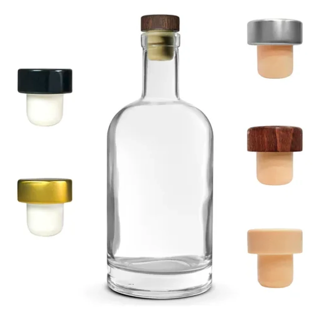 Kit com 6 Garrafas de Vidro Kaleido 750ml com Rolha T e Lacre - Image 8