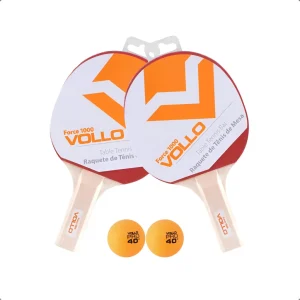 Kit Profissional com 2 Raquetes de Ping Pong e 2 Bolas
