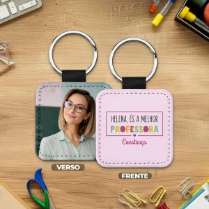 Porta-chaves "És a Melhor: Professora - Educadora - Auxiliar"