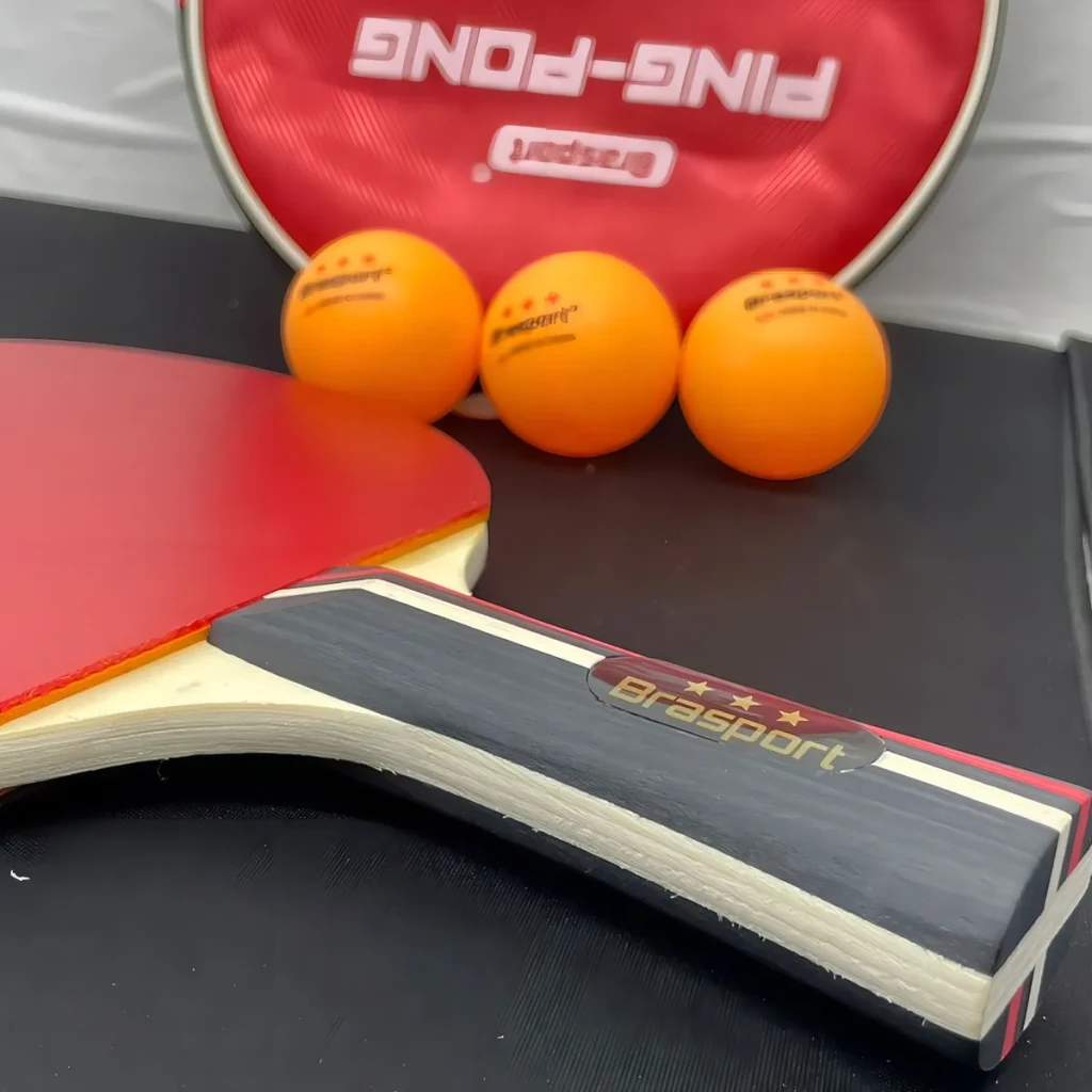 Raquete de Ping Pong Profissional com Raqueteira – Cabo FL - Image 5