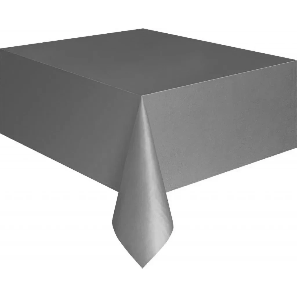 Toalha de Mesa Descartável Perolizada Prata – 10 Unidades - Image 3